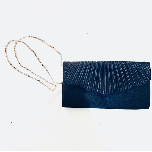 navy blue clutch purse - Picture 3 of 3